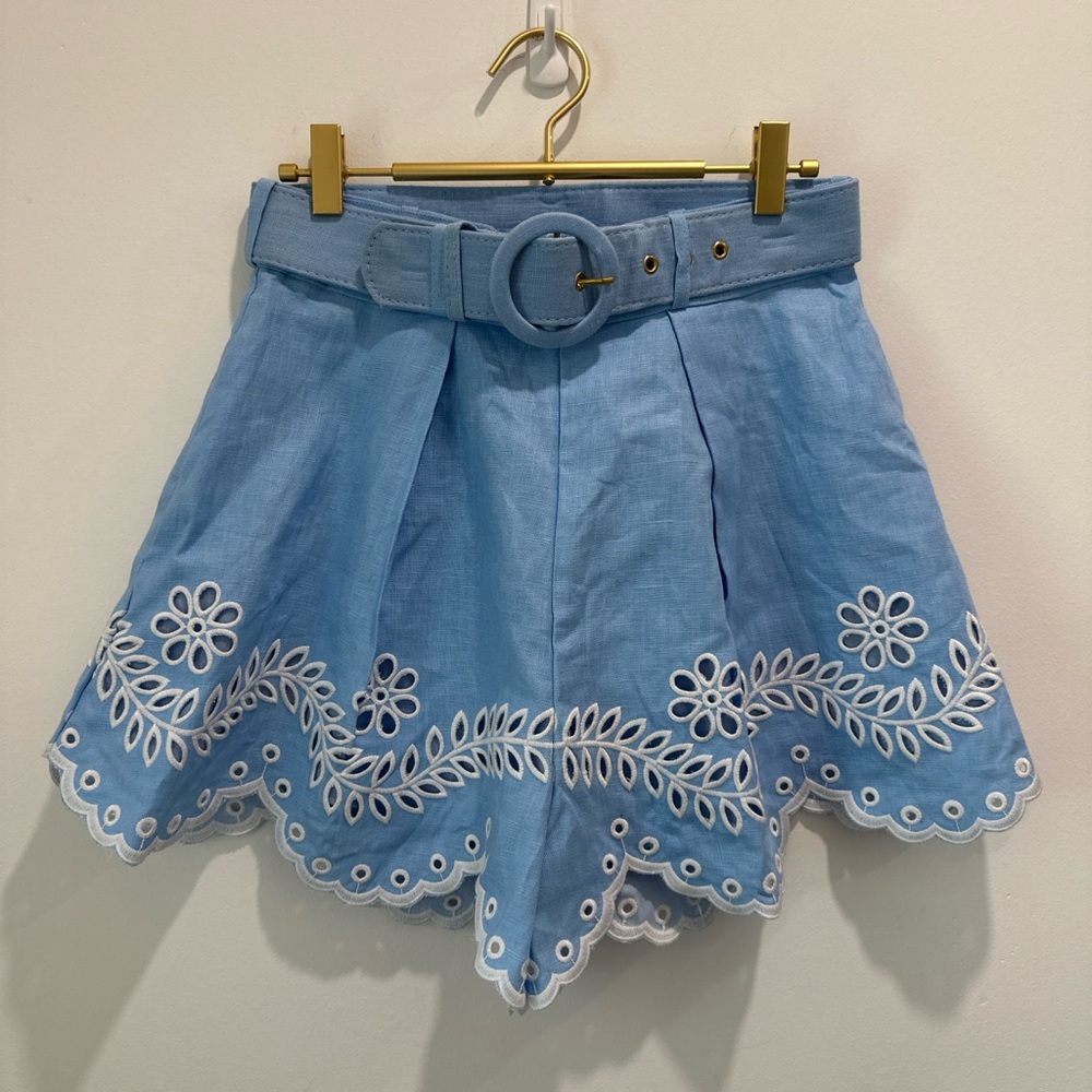 imitation size 1 Blue Eyelet Embroidered Set - Picture 12 of 17